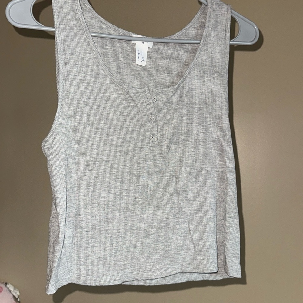 Forever 21 light grey tank top